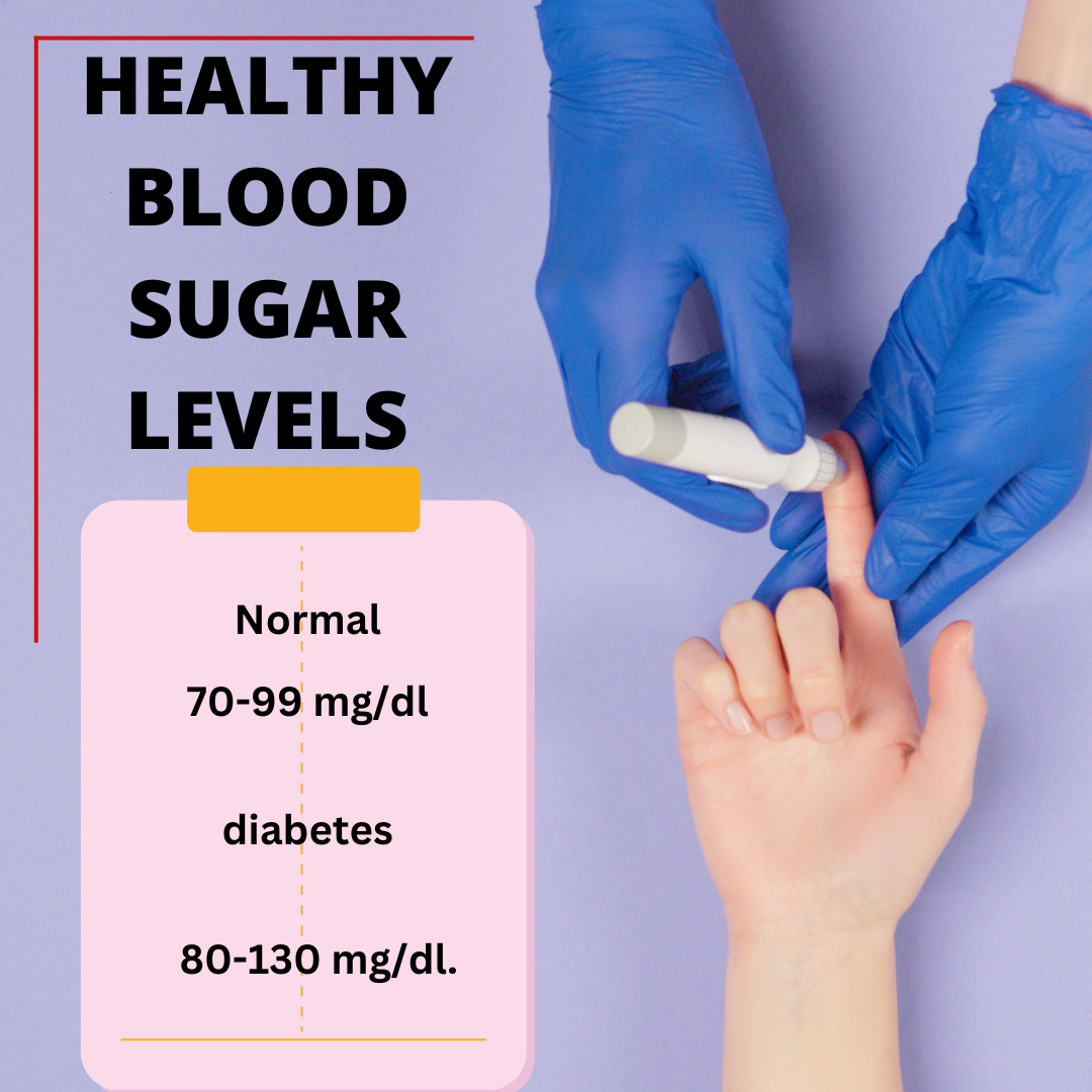 healthy blood sugar levels